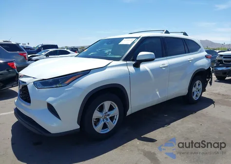 2021 Toyota Highlander L из США, поврежденный, VIN 5TDCZRAH7MS064535